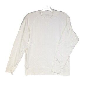 Entireworld Mens Type A Version 3 Crew Neck Sweatshirt Ivory Size XS
